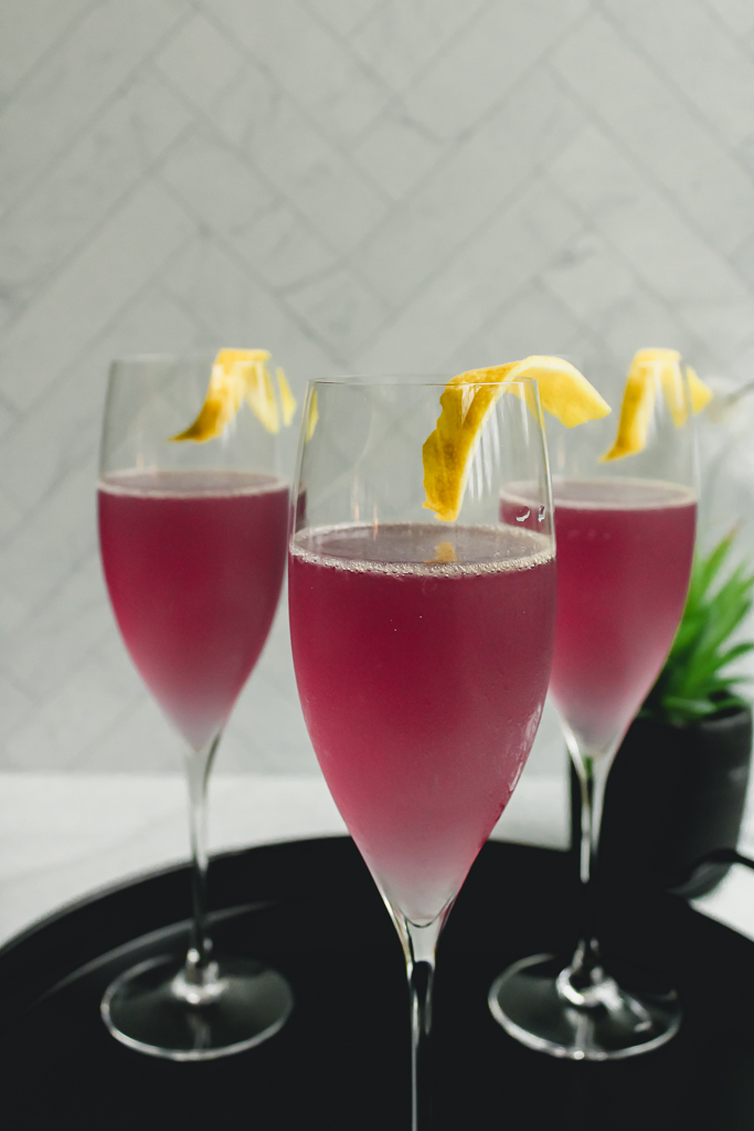 Easy Elderflower French 75 Cocktail